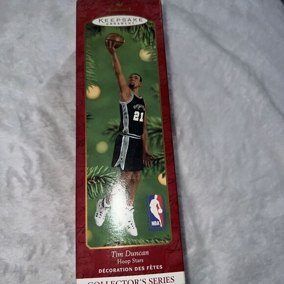 Hallmark Keepsake TIM DUNCAN NBA Ornament Hoop Stars - Picture 1 of 6